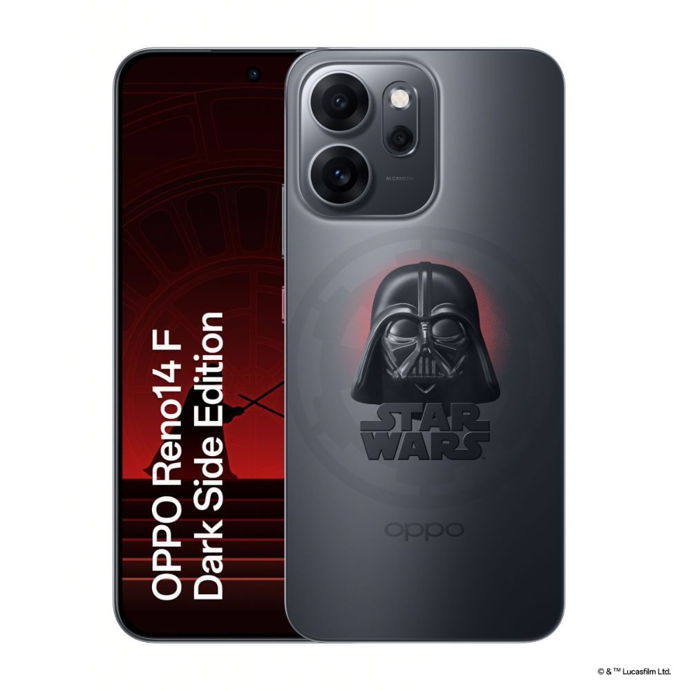 Smartphone OPPO Reno 14 F 5G Dark Side Limited Edition